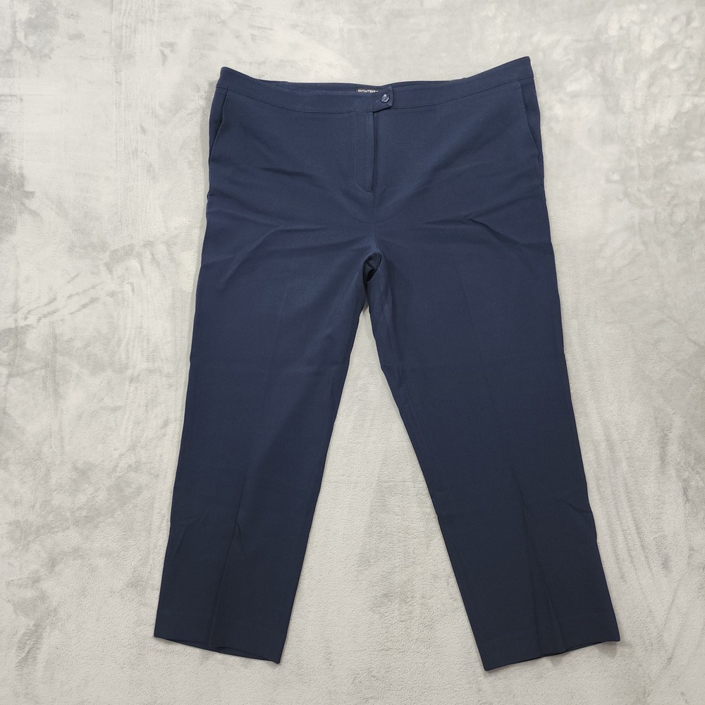 Catherines Pants Womens 20WP PETITE Right fit High Rise Ankle Office Career